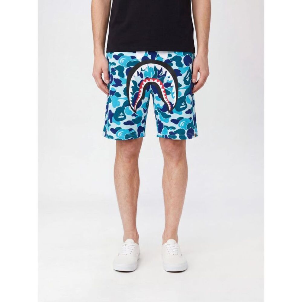 Bape Shorts Men Blue
